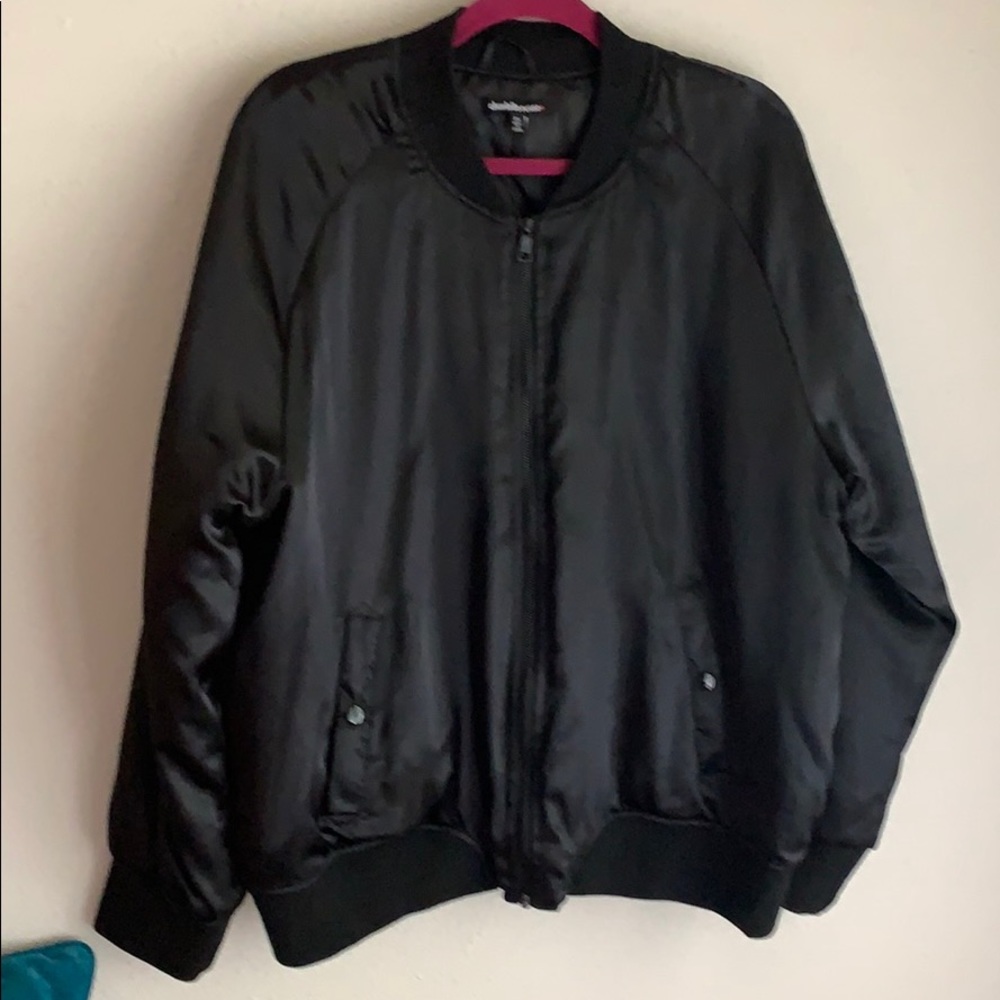 Satin Bomber Jacket